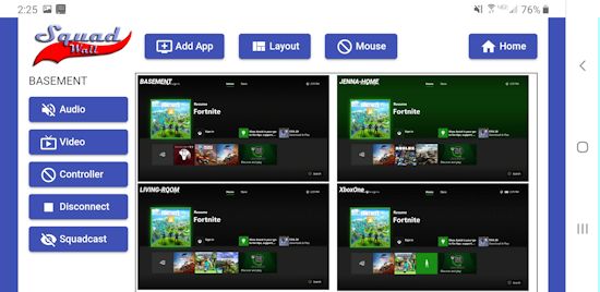 Squad Wall - Ultimate Shared Home Entertainment
